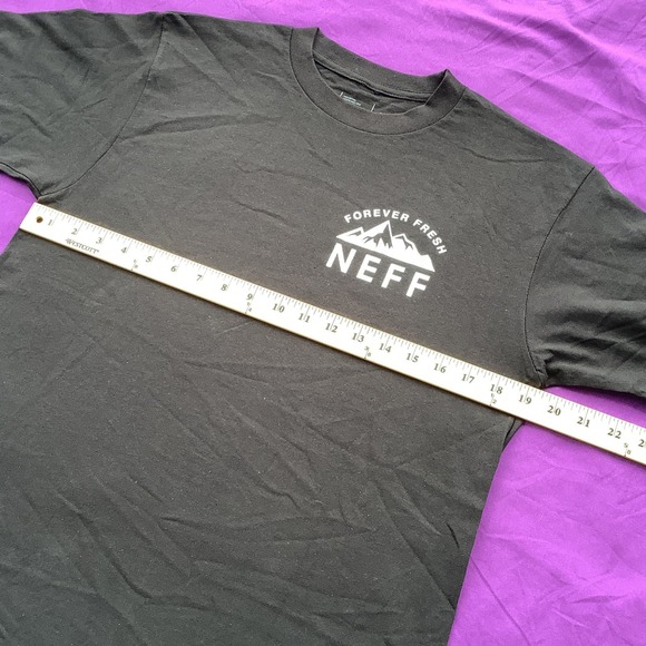 Black NEFF Forever Fresh Graphic Tee T-Shirt Mens Medium - Picture 5 of 6